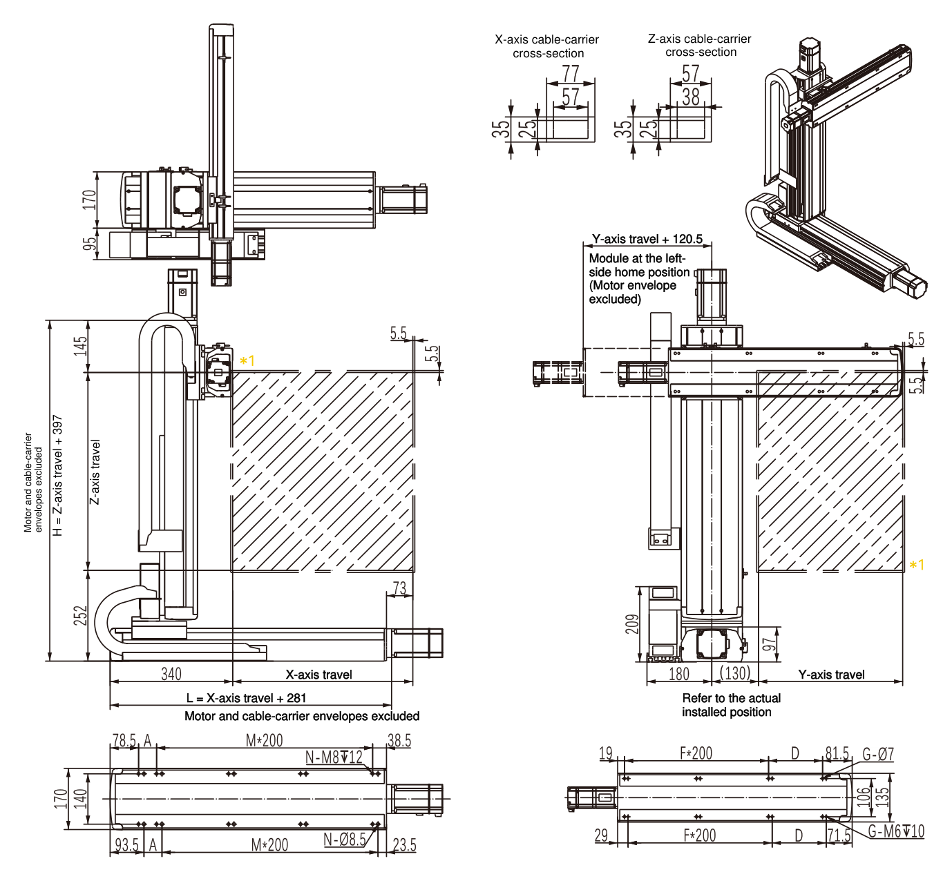 MX-MA3-BS-03 O2 engineering dimension drawing