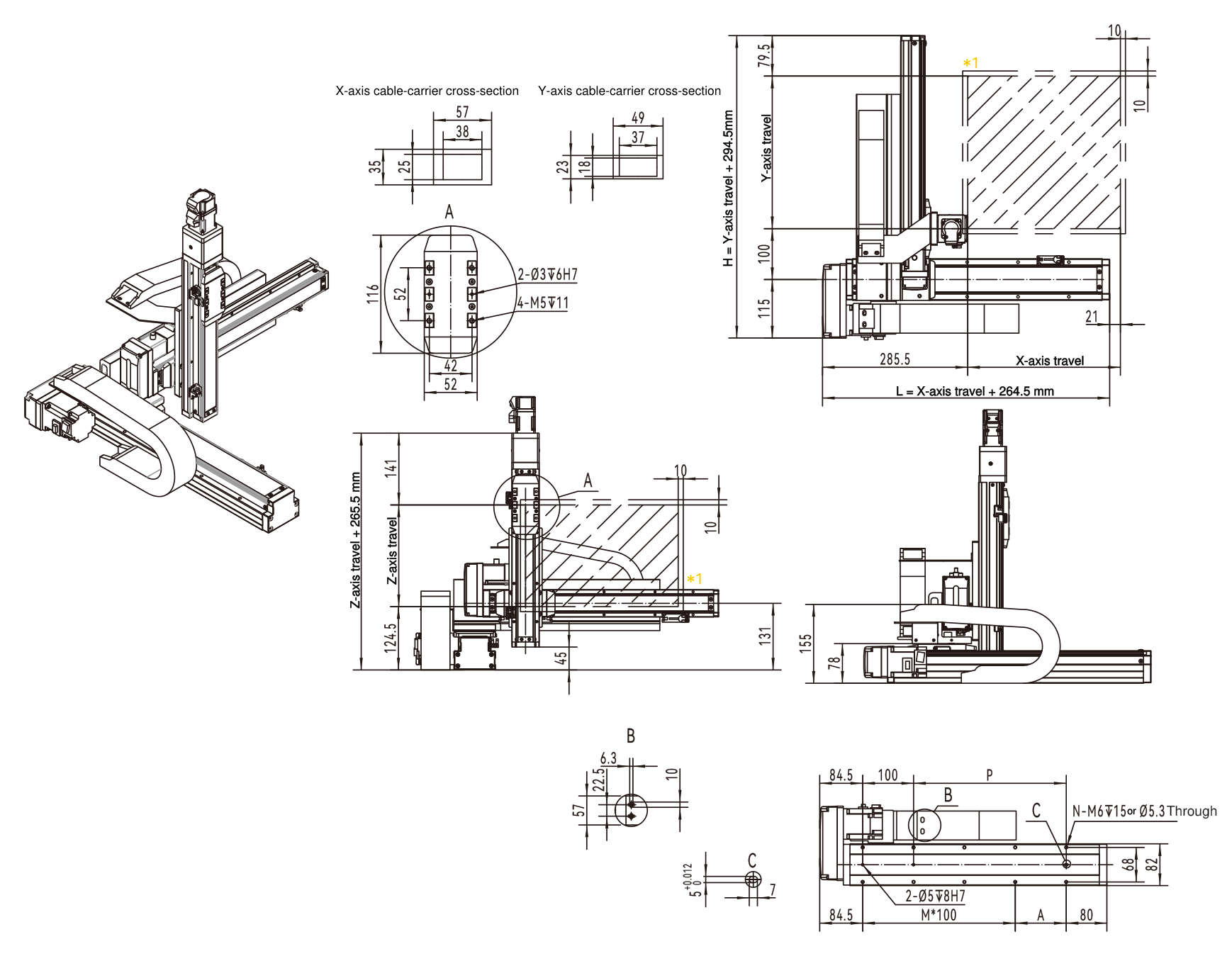 Desen tehnic cotat MX-CT3-IB-01 O1