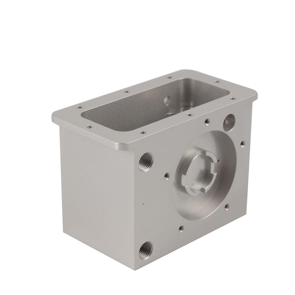 Machined aluminum housing and functional equipment component